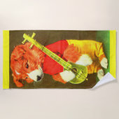 Serviette De Plage Chien de Banjo (Devant)