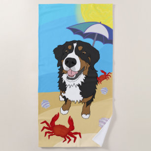 Serviette De Plage Chien de montagne bernois