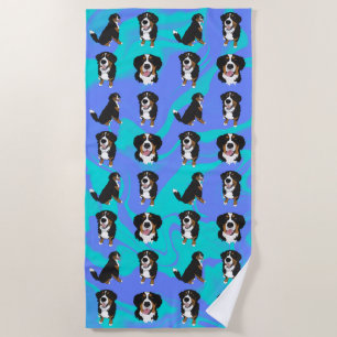 Serviette De Plage Chien de montagne bernois