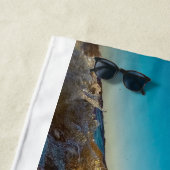 SERVIETTE DE PLAGE CHIEN DE NAGER (En situation)