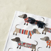 Serviette De Plage Chien de saucisse Dachshund (En situation)
