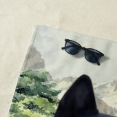 Serviette De Plage Chien d'ours karélien (En situation)