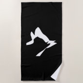 Serviette De Plage Chien Et Chat (Devant)