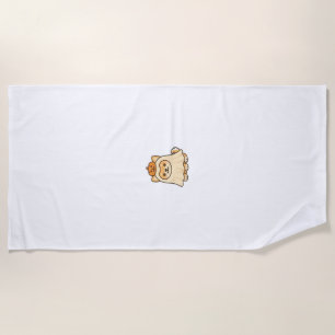 Serviette De Plage Chien Kawaii Halloween � Autocollant de chiot fant