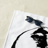 Serviette De Plage Chien-tête Sun Deck Bold (En situation)