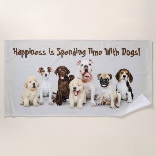 Serviette De Plage Chiens