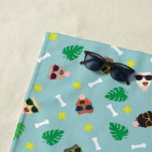 Serviette De Plage Chiens en vacances (En situation)