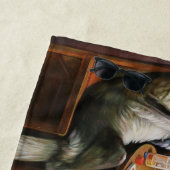 Serviette De Plage Chiens jouant au poker par C.M. Coolidge (En situation)