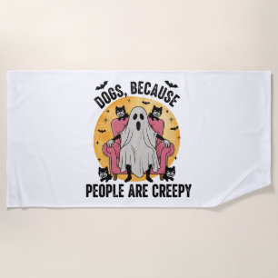 Serviette De Plage Chiens Parce Que Les Gens Sont Déplaisants