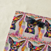 Serviette De Plage Chihuahua Love Beach Towel (En situation)