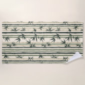 Serviette De Plage Chikurin Zen (Bamboo Grove) (Devant)