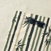 Serviette De Plage Chikurin Zen (Bamboo Grove) (En situation)