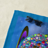 Serviette De Plage Chilling Out au café MoonDreams (En situation)