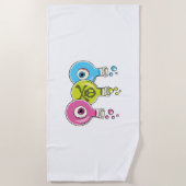 Serviette De Plage Chimie d'Halloween (Devant)