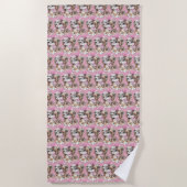 Serviette de plage Chiot (Devant)