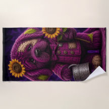 chiot Terre-Neuve de style patchwork