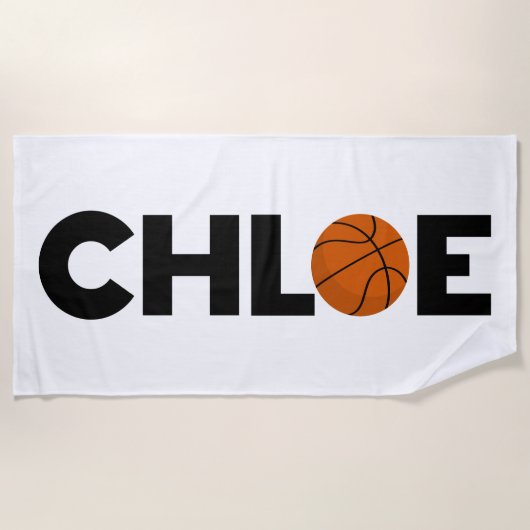 Serviette De Plage Chloe Basket (Devant)