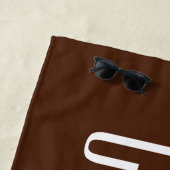 Serviette De Plage Chocolat Candy Bar Plage serviette cadeau (En situation)