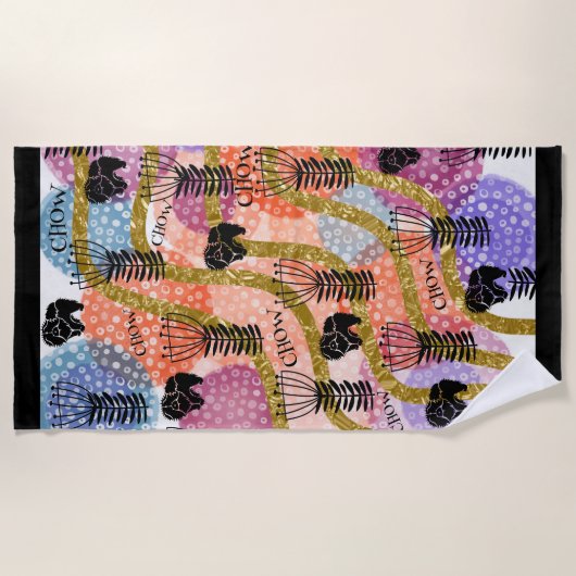 SERVIETTE DE PLAGE CHOISIR RÉTRO (Devant)