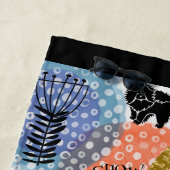 SERVIETTE DE PLAGE CHOISIR RÉTRO (En situation)