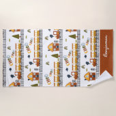 Serviette De Plage Choo Choo Train Pattern (Devant)