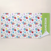Serviette De Plage Chose Une Chose Deux Chaussures Hoppy Motif (Devant)