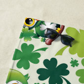 Serviette De Plage Chouette bébé mignon St Patrick Cartoon (En situation)