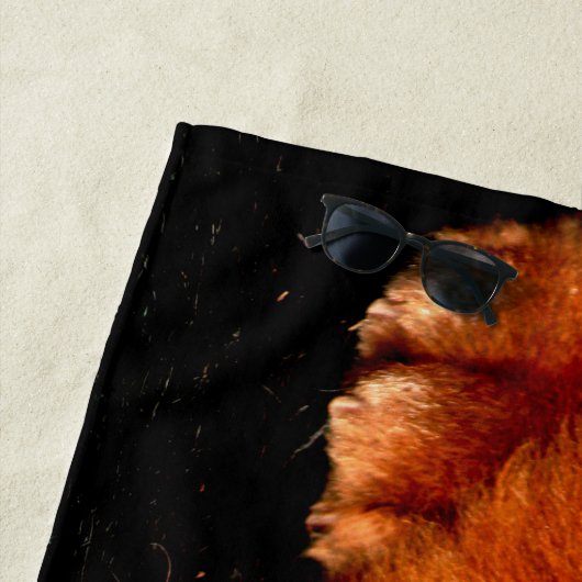 Serviette De Plage Chow Chow Chow btcnm (En situation)