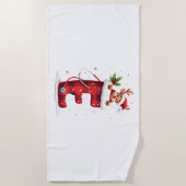 Serviette De Plage Christmas (2) (Devant)