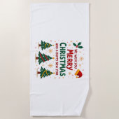 Serviette De Plage Christmas Christmas Christmas Christmas Christmas  (Devant)