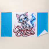 Serviette de plage Chrome Kitten (Devant)