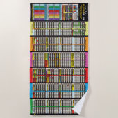 Serviette De Plage Chronologie depuis la création d'Adam (Devant)