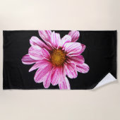 Serviette De Plage Chrysanthemum Fleur btcnm (Devant)