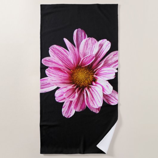 Serviette De Plage Chrysanthemum Fleur btcnm (Devant)