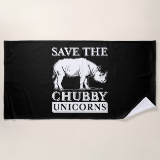 Serviette De Plage Chubby Unicorns