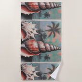 Serviette De Plage Chuchotements du Rivage (Devant)
