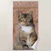 Serviette De Plage Church Cat (Devant)
