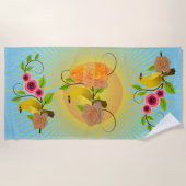 Serviette De Plage Ciel Bleu Sunshine & Dew Drops (Devant)
