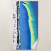 Serviette De Plage Ciel de néon (Devant)