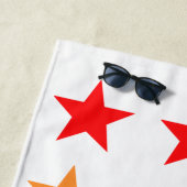 Serviette De Plage Ciel étoilé arc-en-ciel (En situation)