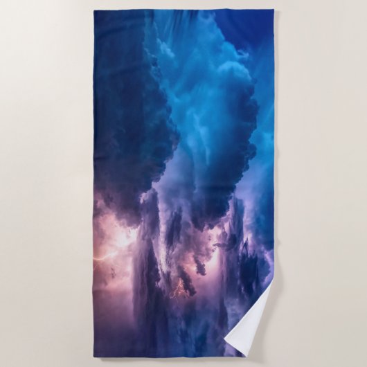 Serviette De Plage Ciels orageux (Devant)