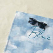 Serviette De Plage Cieux bleus Nuages   (En situation)