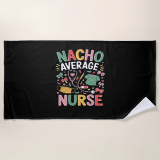 Serviette De Plage Cinco De Mayo Coquette Bow Nacho Infirmière Moyenn