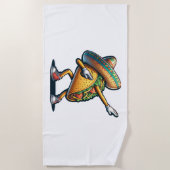Serviette De Plage Cinco de Mayo Taco (Devant)