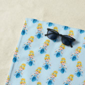 Serviette de plage Cinderella (En situation)