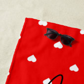 Serviette De Plage Cindy Love (En situation)