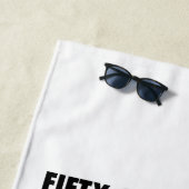 Serviette De Plage Cinquante États de l'alimentation USA Iconic Illus (En situation)