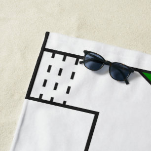 Serviette De Plage Circuits de Bauhaus