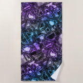 Serviette De Plage circuits gemstone - astro shadow : (Devant)