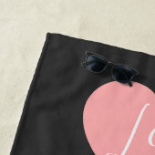 Serviette De Plage Citation de fantôme éffrayante Babe mignonne Hallo (En situation)